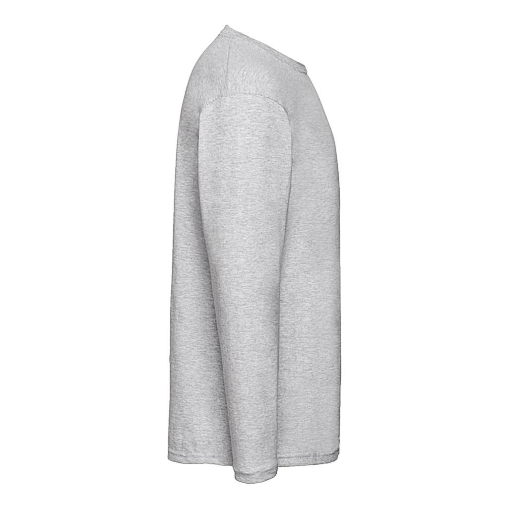 Fruit of the Loom Mens Valueweight Heather Long-Sleeved T-Shirt
