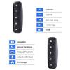 1Pair Car Steering Wheel Remote Control Luminous Wireless Controller Buttons DVD
