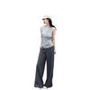 Elegant 2026 Draped High-Waist Wide-Leg Slimming Suit Pants - Casual Floor-Length