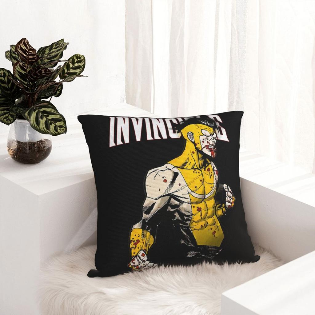 Invincible TV Show Mark Grayson Pillowcase Printed Polyester Cushion Cover Gift Pillow Case Cover Bedroom Zipper 40*40cm