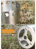 Portable Windproof Stainless Steel Alcohol Stove with Round Windshield for Outdoor Cooking