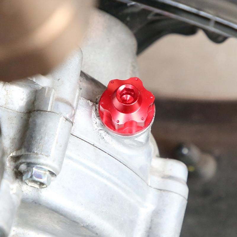 Gear Oil Tank Caps Screw Aluminum Gear Screw Motorcycle Modification Accessory