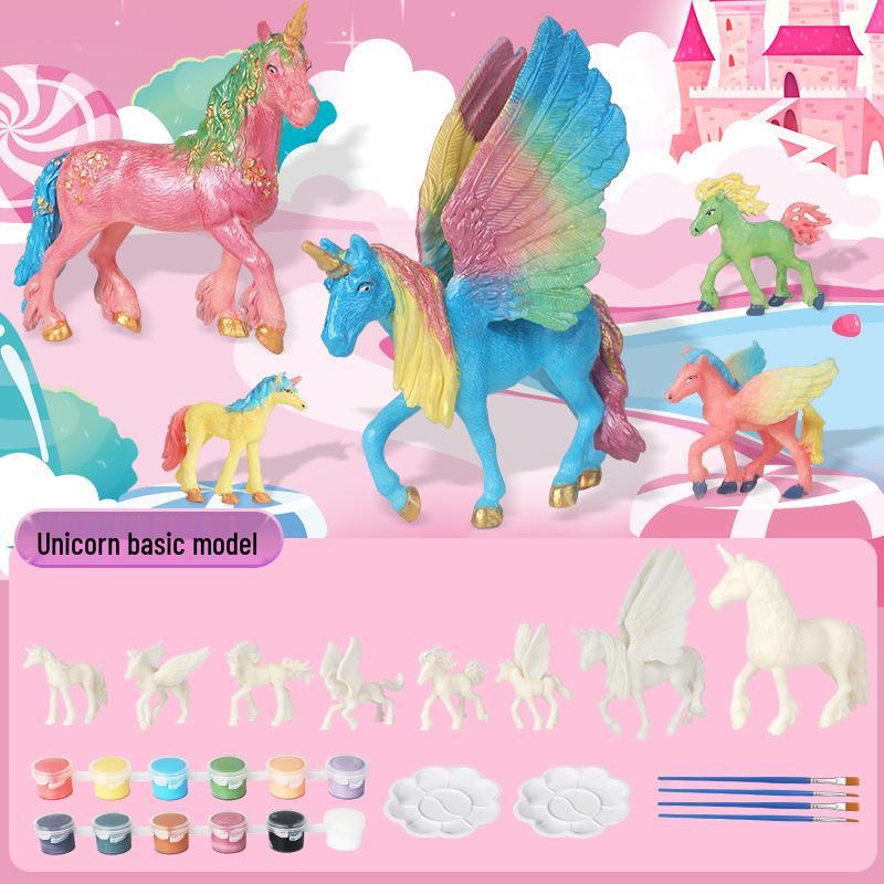 

Детский набор граффити с животными: Набор для рисования «Сделай сам: Единорог и Пегас»