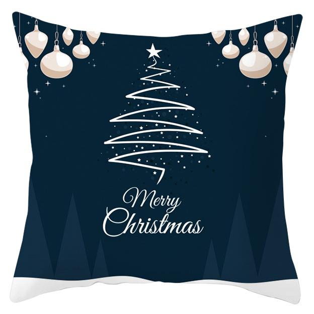 Christmas Snow Scene Series Pillowcases Home Sofa Pillowcase Car Cushion Covers Home Use