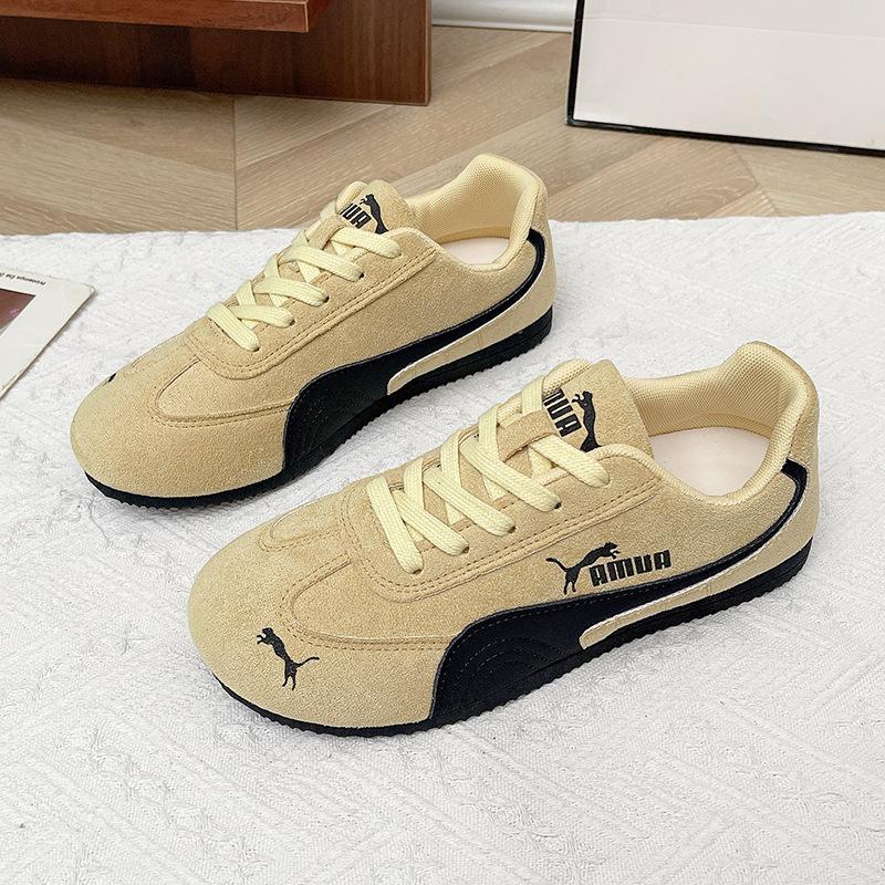 German Training Shoes Autumn New Retro Sports Outer Wear Soft-soled Non-slip Student Casual Forrest Gump Shoes