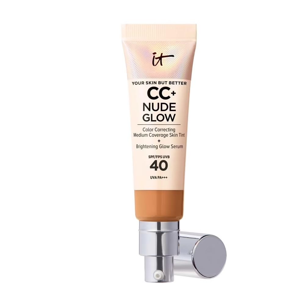 CC+ NUDE GLOW lightweight foundation + glow serum SPF40 #tan 32 ml