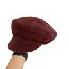 Simple Temperament Deerskin Velvet Octagonal Hat Women's High-quality Good Version Newsboy Hat Showing Face Small Versatile Casual Trendy Hat