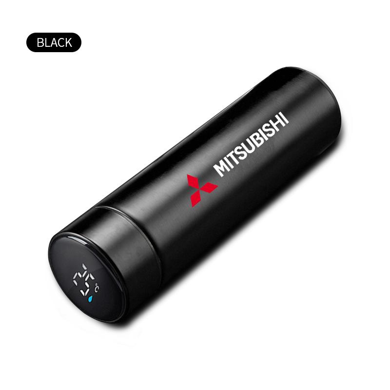 Pour Mitsubishi Lancer 7 8 I200 Pajero Montero Sport Outlander ASX Mirage Eclipse Bouteille Thermos Intelligente pour Voiture Avec Affichage de la Température Tasse à Café