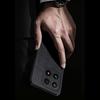 For Xiaomi 17 Case Wood Texture PU Leather Coated PC TPU Phone Cover