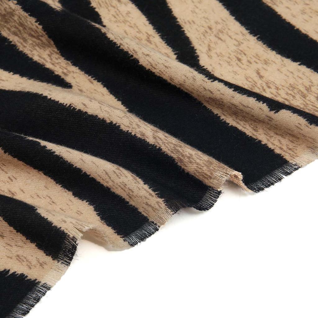 Fashion Zebra Stripe Pattern Shawl Woman Man Winter Warm Cashmere Scarf Big Size Keep Warm For Women Thicked Pashmina Muffler
