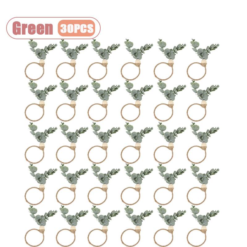 Frosted Money Leaf Napkin Rings Lifelike Decorative Napkin Holders for Dining Tables Restaurant Banquet and Party Settings