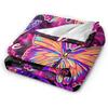 Butterfly Blanket Soft Plush Fleece Throw Blankets Cozy Fuzzy Butterfly Stuff Bedding Gifts for Women Girls Boys Kids Adults 40"X50"