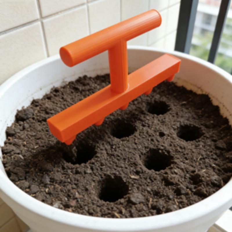 Gartenlochstecher Säer für Heim-Gemüse- und Blumenkeimlinge, Ein Werkzeug für präzises Pflanzen in Balkongärten