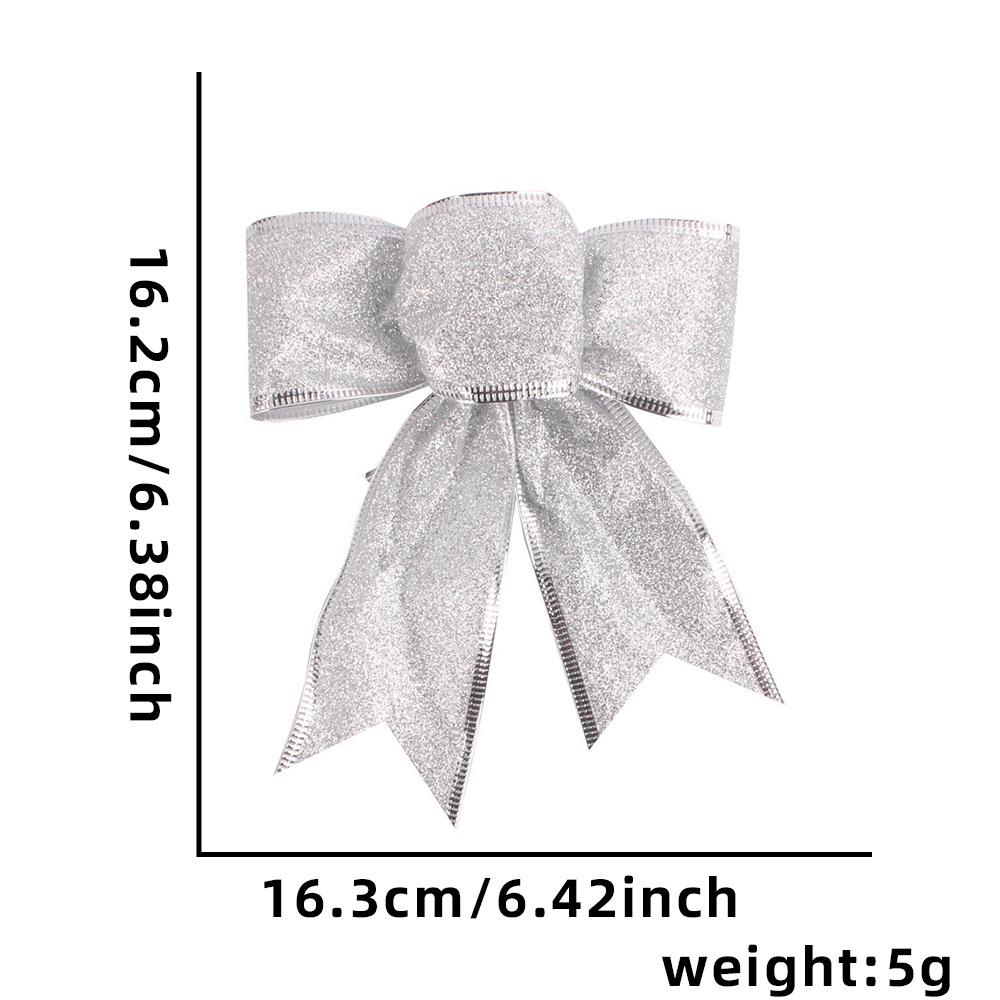 

15cm Onion Powder Christmas Tree Garland with Small Bow Decorations