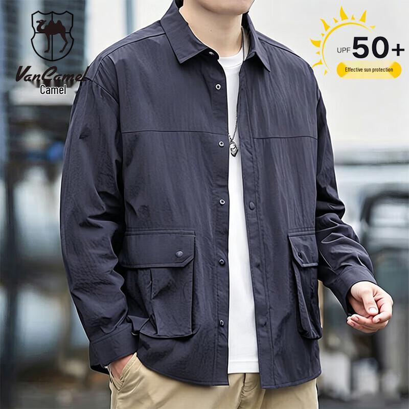 VANCAMEL Men s Summer Sun Protection Fishing Shirt Jacket XL