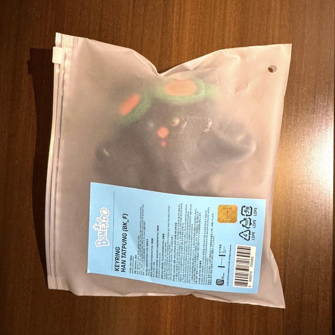 

[Б/У] Плюшевый брелок Daesan Hanteppun BBNEXDO с коллекционной карточкой