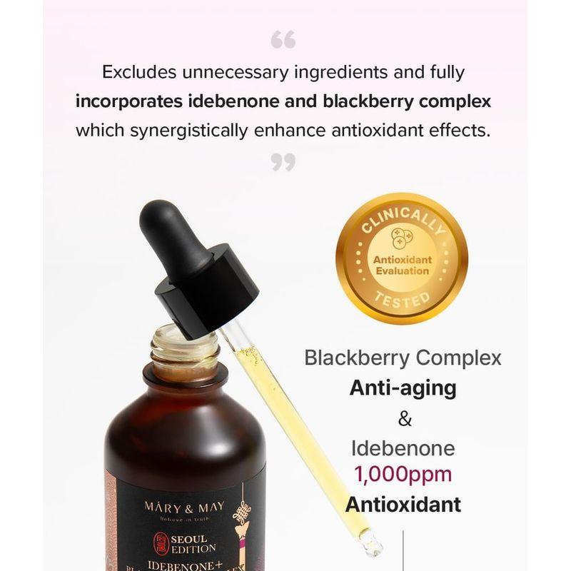 Mary&May - Idebenone + Blackberry Complex Serum Seoul Edition