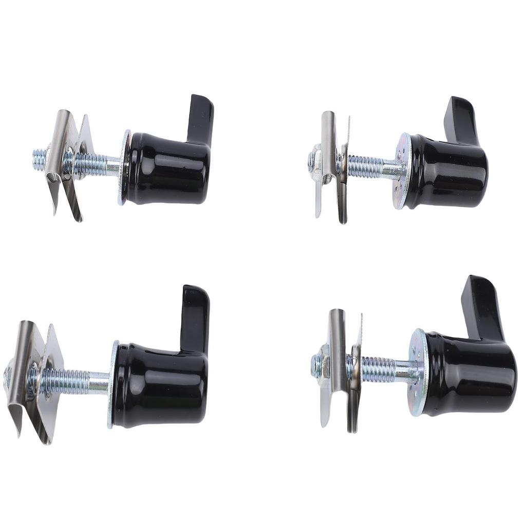 Saddlebag Lever Lock Fastener Bolt Nut Mounting Hardware Theft Deterrent Lever Locks Mounting Hardware Screws