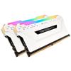 CORSAIR VENGEANCE RGB PRO DDR4 Arbeitsspeicher 32GB (16 GB x 2) 3200MHz Intel XMP Kompatibel CL16 Desktop PC Weiß CMW32GX4M2E3200C16W
