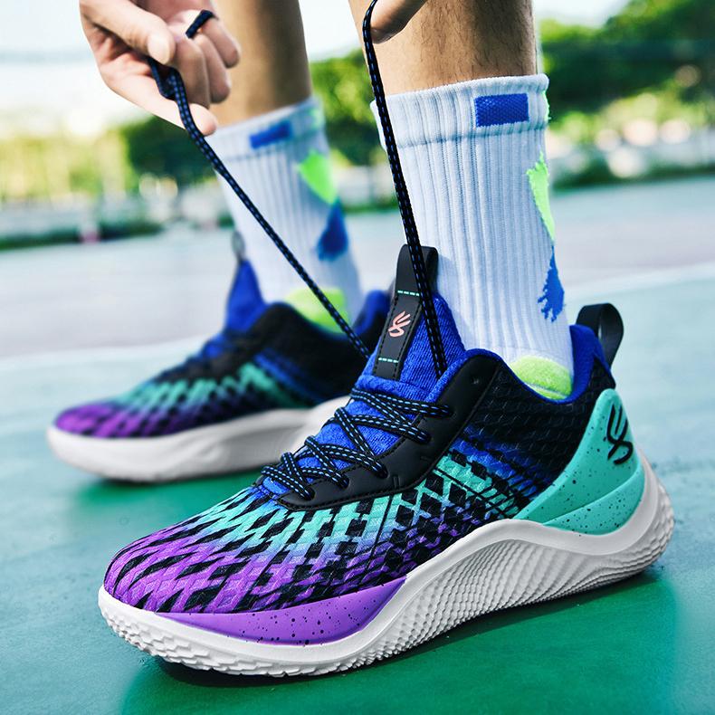 Sommer nye herresko Fritidssko Pustende Komfortabel løping Plus Size Basketball Sko Mote Par Sko