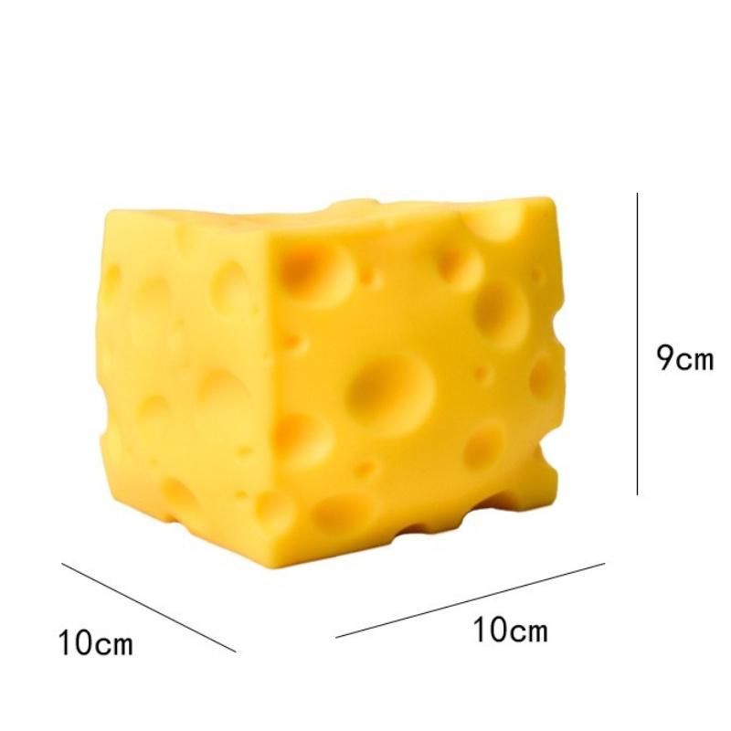 New Needoh Squishy Square Cheese Squeeze Toys Slow Rebound Stress Relief Sensory Toy Soft Butter Cheese Party Toy