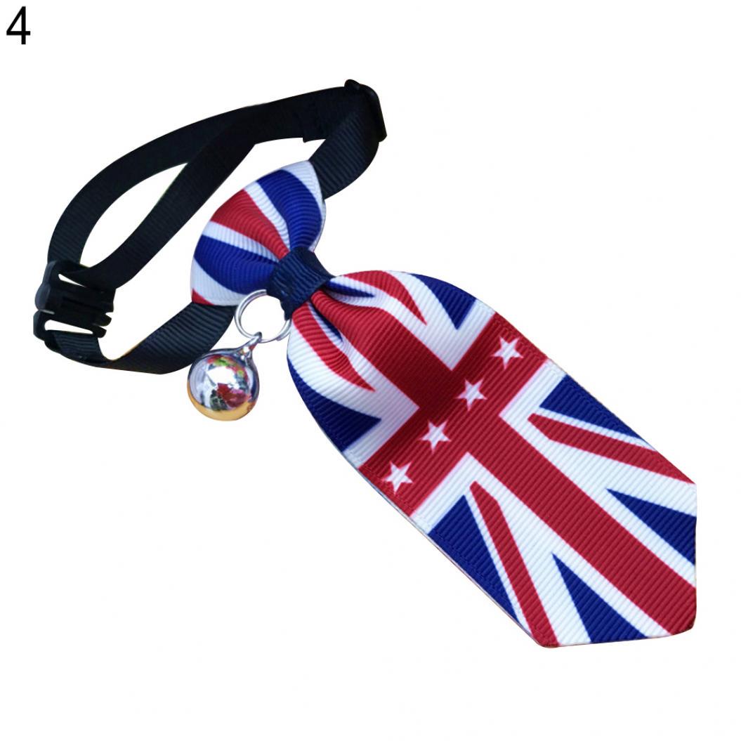 

Модный галстук для собак и кошек с подвеской в виде колокольчика, регулируемый декор для шеи для домашних животных S