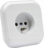 Gniazdo Ścienne 230 V IP20 Białe Z Uziemieniem Jednogniazdowe 1 Szt.