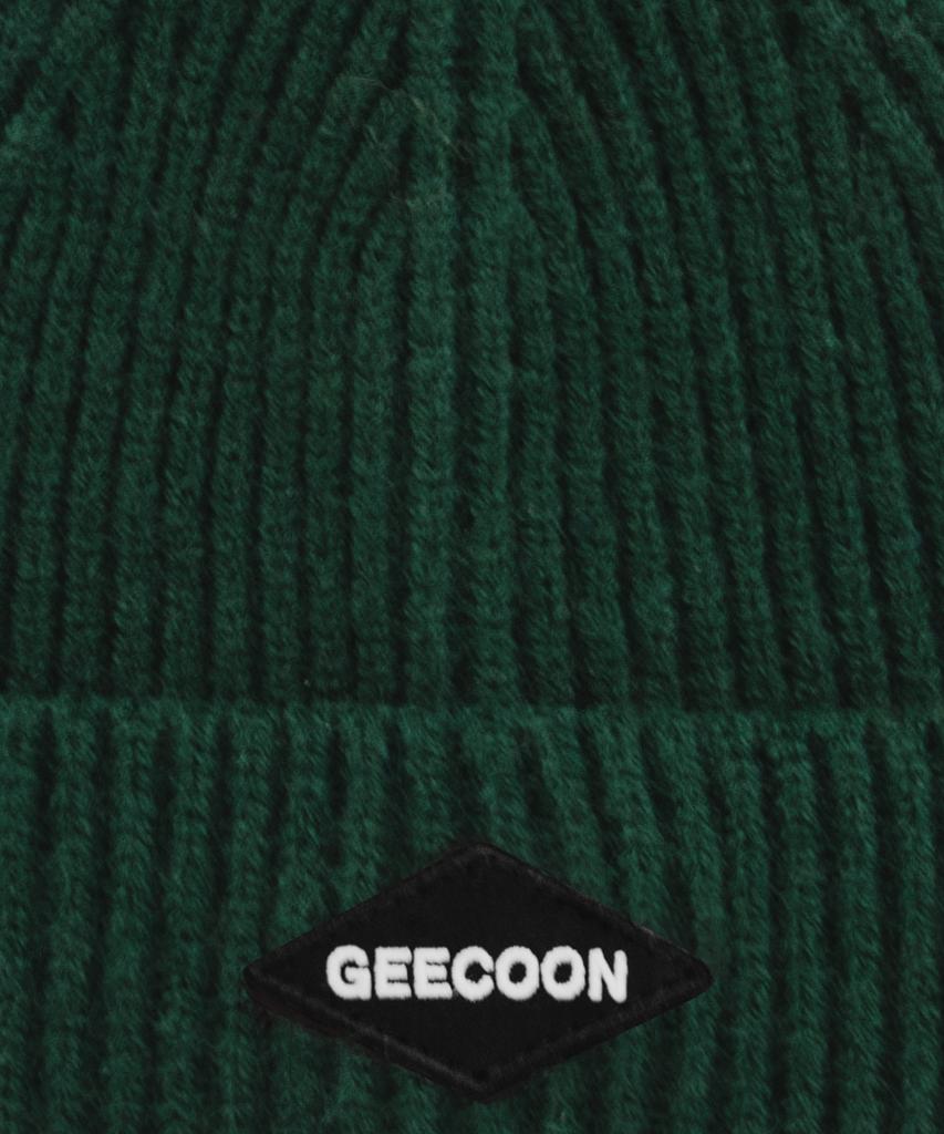 Jikun Logo Patch Short Beanie Gee247-005 Green