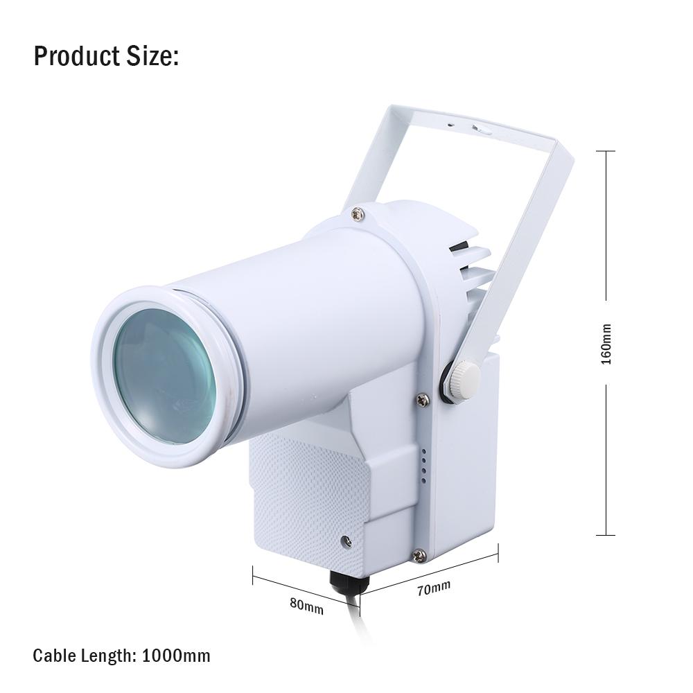 AC95-240V 15W RGB LED Mini Spot Lamp Stage Light Lighting Fixture with Remote Control Controller