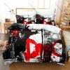 DmC Devil May Cry 3PCS Bedding Set Duvet Cover And Two Pillowcases Microfiber 3D Digital Print Game Bed Linens Home Decoration