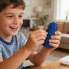 Silicone Stress-Relief Pain Stim Toy: Fingertip Prick, Spinning Gyro Gear Ball, Polygonal Anxiety Relief