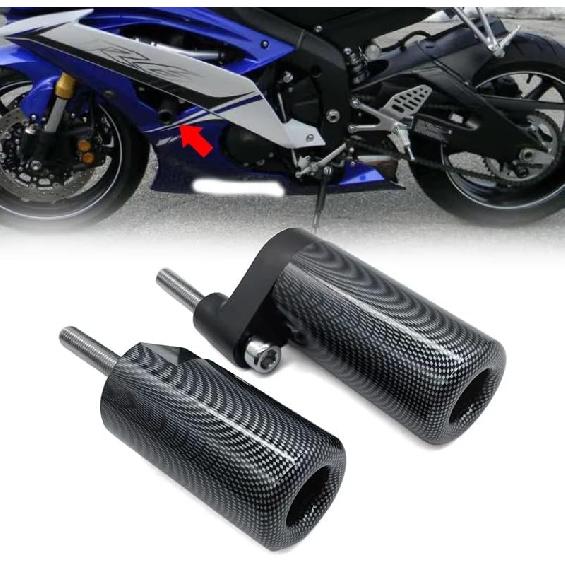 Fit For Yamaha YZF-R6 YZFR6 2008 2009 2010 2011 2012 2013 2014 Motorcycle Black Frame Sliders Crash Falling Protection YZF R6 (Black)
