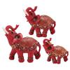 Elephant Statue Wealth Lucky Feng Shui Elephant Figurine Home Decor House Warming Present TV Cabinet