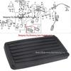 Compatible Honda/Acura Brake Clutch Pedal Pad for Odyssey, Accord, Civic, CR-V 46545S84A81