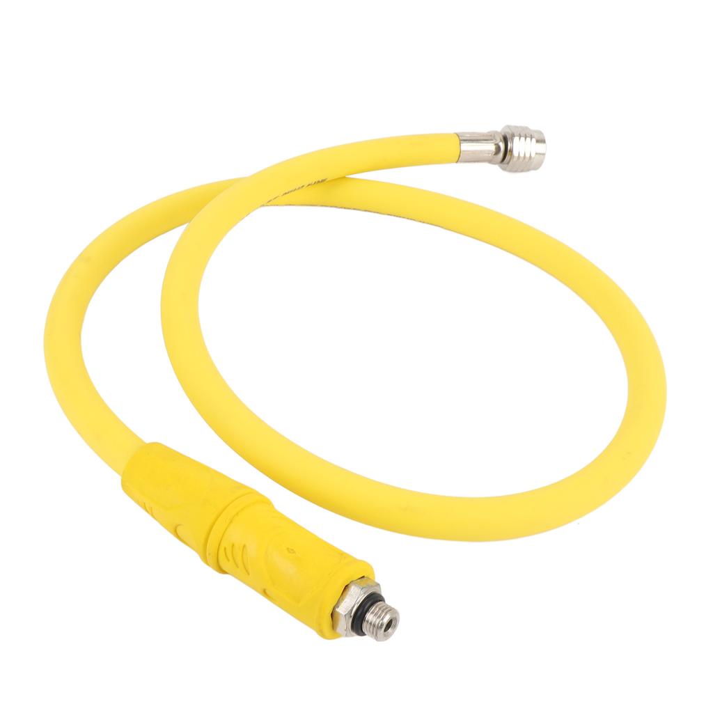 Diving Medium Pressure Hose 31.5 Inch PVC Aluminum Medium Pressure Tube for Second Stage Regulator Scuba Diving