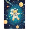 Plakat Kosmiczny Miś Astronauta Plakat Kosmiczny Miś Astronauta, 70X100 Cm, Bez Ramy, Papier Matowy 230 Gsm