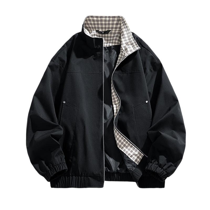 Men's Coat Trend Loose Korean Version Handsome Lapel Jacket Men