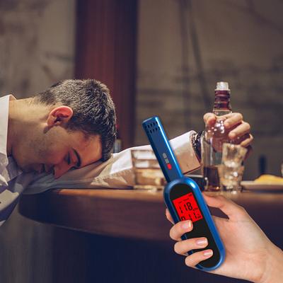 Wiederaufladbarer Atemalkoholtester, LCD-Digital-Alkoholtester, tragbarer Alkoholtester