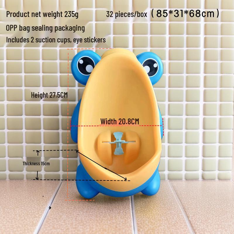 Wall-Mounted Frog Cartoon Potty: Mini Urinal for Baby Boys
