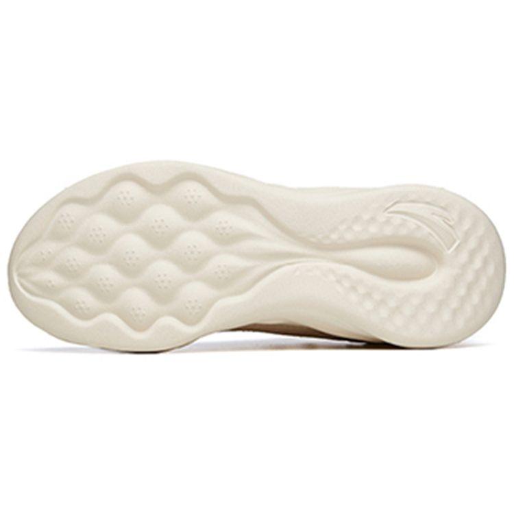 Anta Mian Mian Tan 2 Gel-Technologie Stoßdämpfung Rutschfest Verschleißfest Niedrig geschnittene Laufschuhe Damensneaker Weiß 922525571F-3