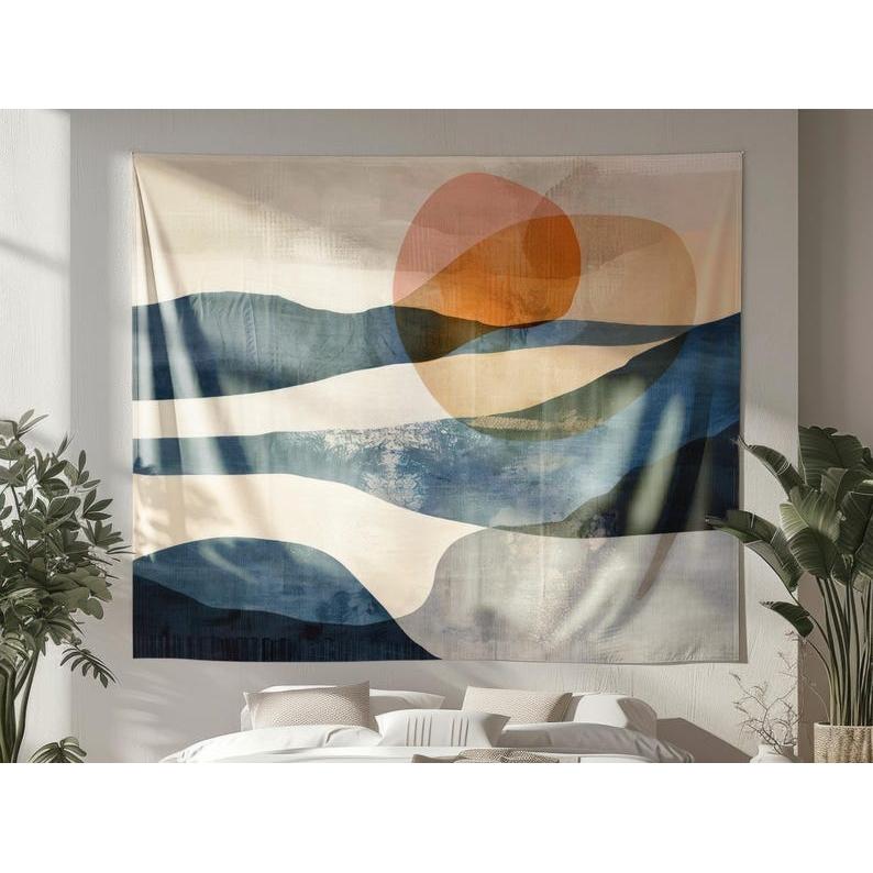 Nordic style tapestry 75x100 чёрный