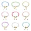 Colorful Flower Bracelet Elastic Bracelet Women Bracelet Beads Bracelet Wrist Jewelry Perfect for Party Wedding Gift