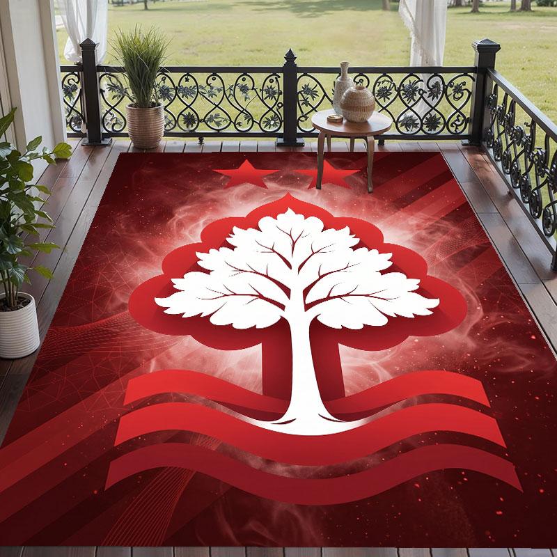 Soft Floor Carpet Nottingham Forest Pattern Area Rug Decorative Mat For Home Room Decoration