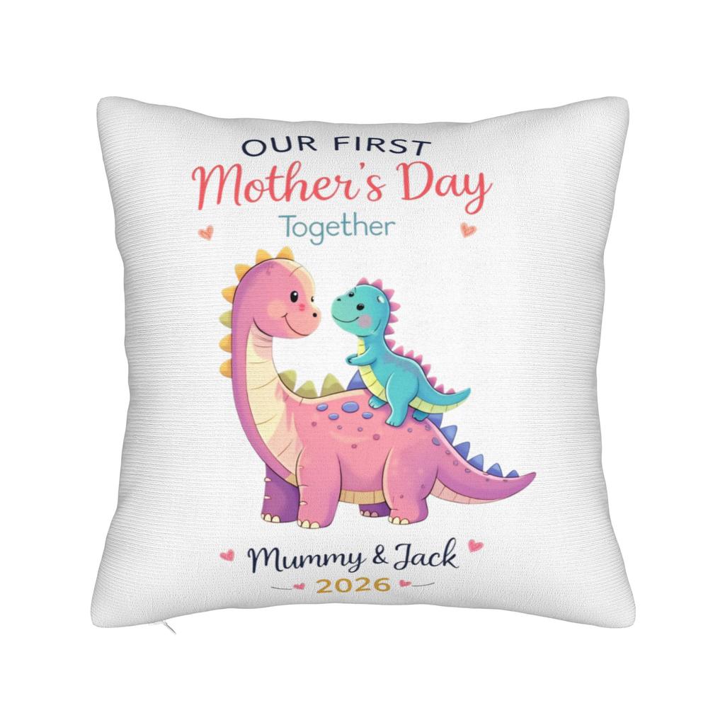 Our First Mothers Day Together Pillow Case Soft Pillow Cover For Living Room Bed Chair Morden Pillowcases