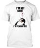 Im Not Short Penguin Size T-Shirt Made In the USA S To 5XL