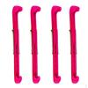 2 Paires Protège-Lames Plastique pour Hockey sur Glace et Patinage Artistique, Rose