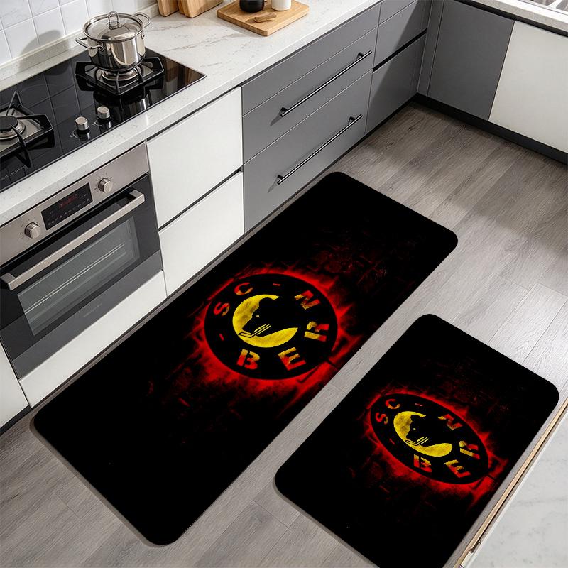 Sc Bern Flannel Kitchen Mat Christmas Soft Area Rug Non Slip Floor Carpet Home Decoration