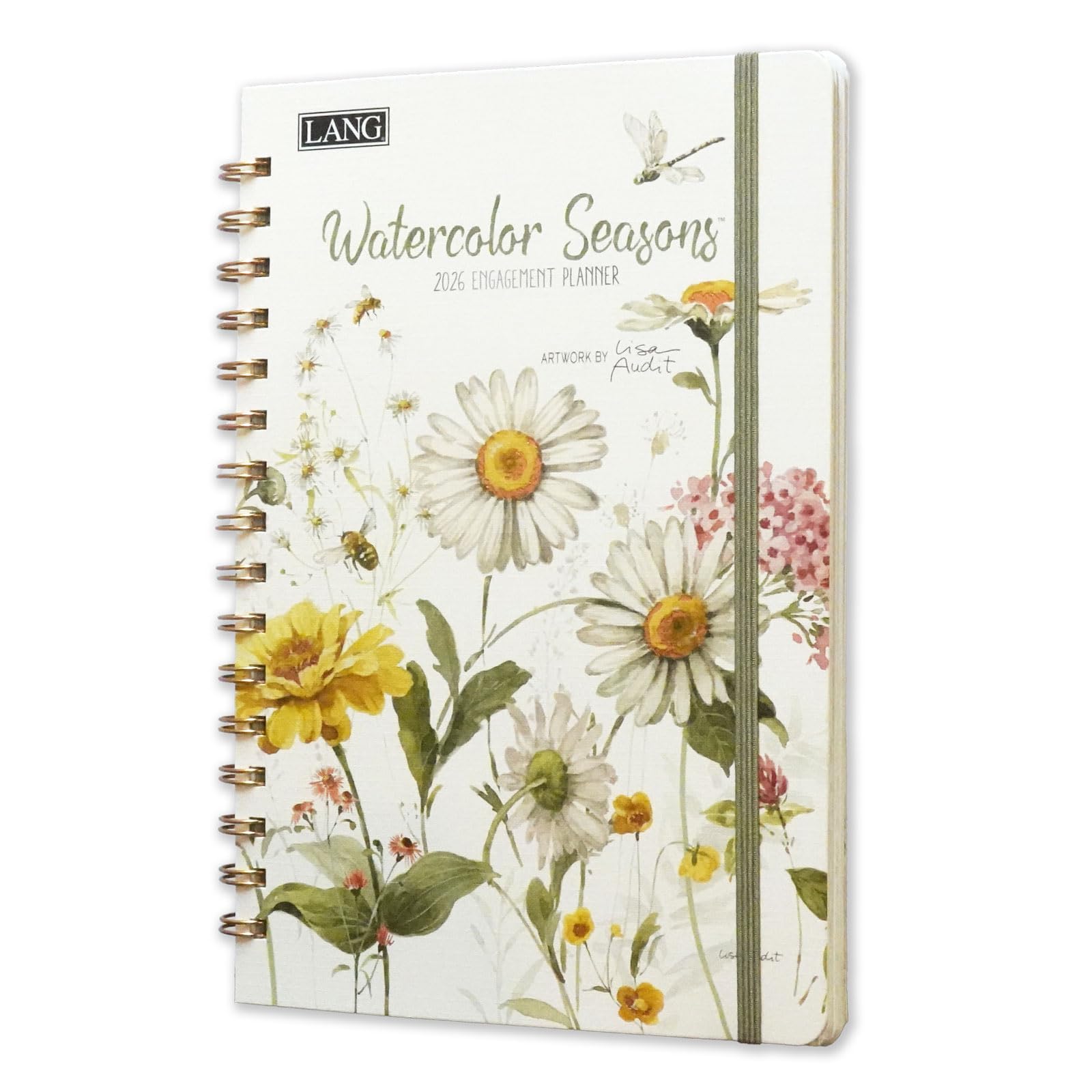 

Ежедневник LANG на 2026 год (Импортный) Акварельные времена года спиральный планер-календарь искусство английский (АКВАРЕЛЬНЫЕ СЕЗОНЫ)