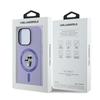 Karl Lagerfeld Klhmp14Xscmkcrhu Iphone14 Pro Max 6.7 Purpurowy/Purple Hardcase Silicone Karl&Choupette Heads Ring Magsafe