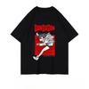 Dan Da Dan Cartoon and Funny Printed Round-neck Short-sleeved T-shirts Bold Party Anime and 2D Clothing Summer Multiple Choices